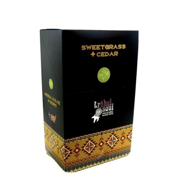 Tribal Soul - Sweetgrass + Cedar - Incense Smudge Sticks - Picture 1 of 3